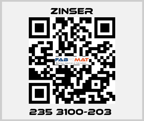 235 3100-203  Zinser