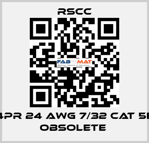 4PR 24 AWG 7/32 CAT 5E obsolete  RSCC