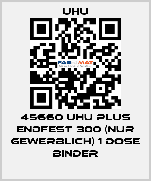 45660 UHU plus endfest 300 (NUR GEWERBLICH) 1 Dose Binder UHU