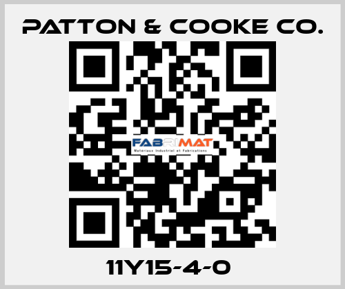 11Y15-4-0  Patton & Cooke Co.