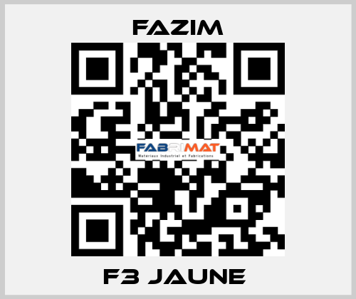 F3 JAUNE  Fazim