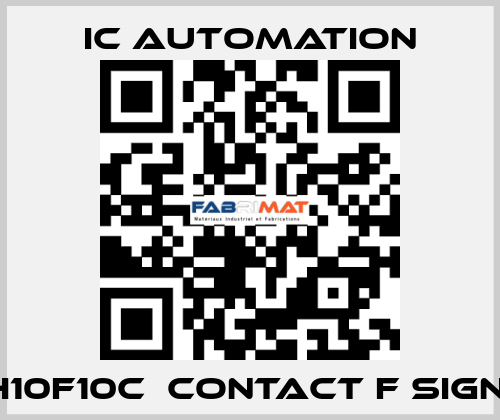 H10F10C  Contact F sign  ic automation