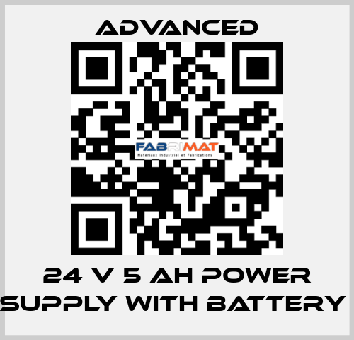 24 V 5 Ah Power Supply with Battery  Advanced