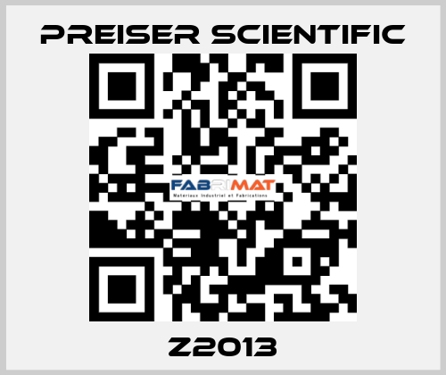 Z2013 Preiser Scientific