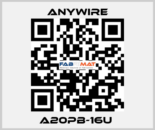 A20PB-16U  Anywire