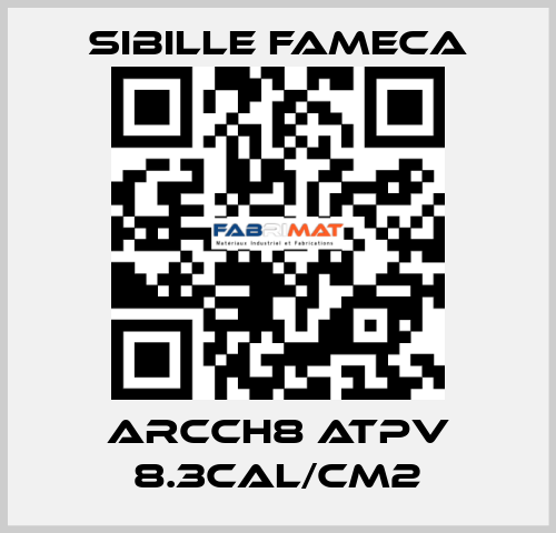 ARCCH8 ATPV 8.3CAL/CM2 Sibille Fameca