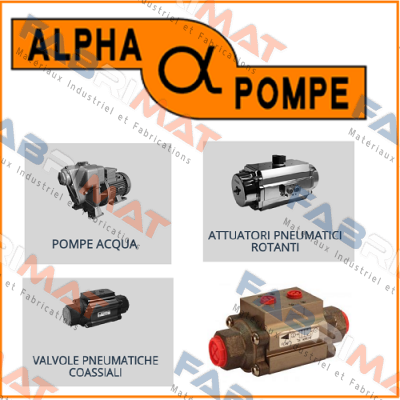 Cover for pump housing for 03RA/GF-T Alpha Pompe