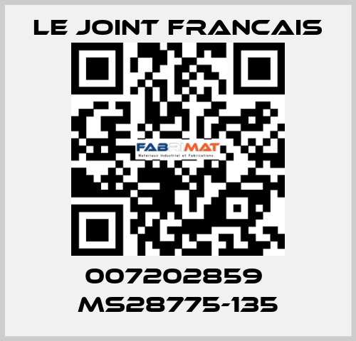 007202859  MS28775-135 LE JOINT FRANCAIS