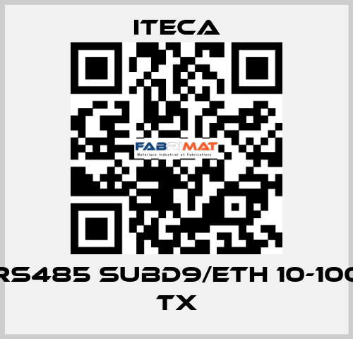 RS485 SUBD9/ETH 10-100 TX iteca