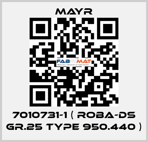 7010731-1 ( ROBA-DS Gr.25 Type 950.440 ) Mayr