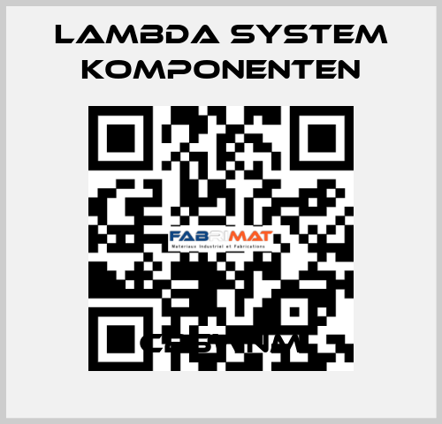 C25WNM LAMBDA SYSTEM KOMPONENTEN