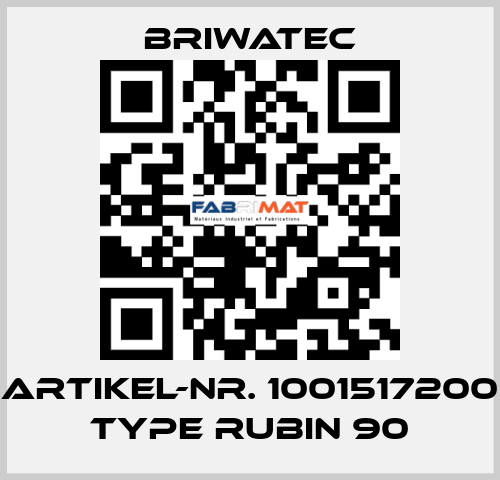 Artikel-Nr. 1001517200 Type RUBIN 90 Briwatec