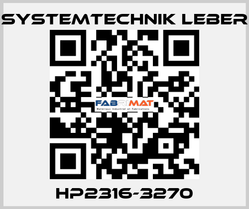 HP2316-3270 Systemtechnik LEBER