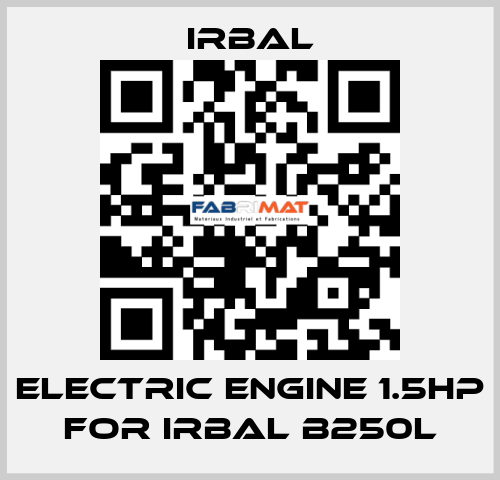 Electric engine 1.5hp for Irbal B250L irbal