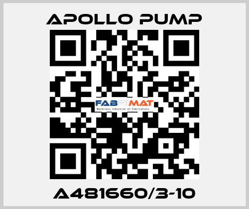 A481660/3-10 Apollo pump