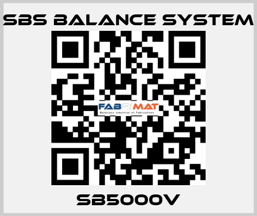 SB5000V SBS BALANCE SYSTEM