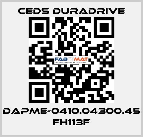 DAPME-0410.04300.45 FH113F Ceds Duradrive