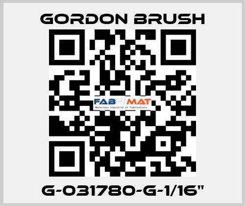 G-031780-G-1/16" Gordon Brush