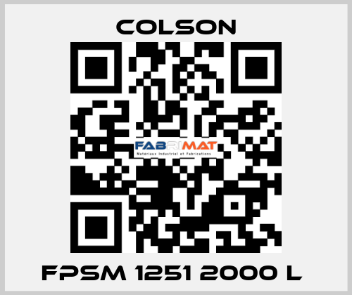 FPSM 1251 2000 L  Colson