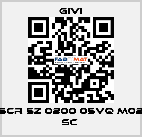 SCR 5Z 0200 05VQ M02 SC  Givi