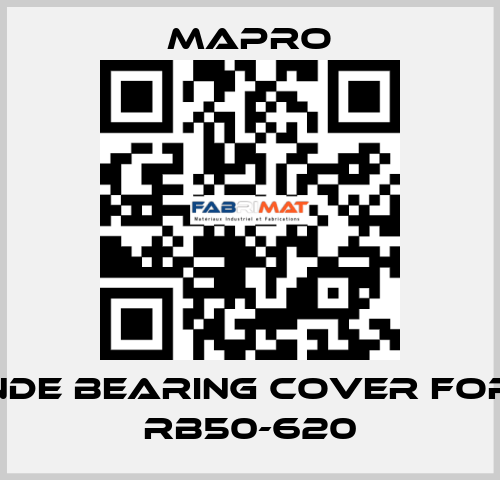 NDE bearing cover for RB50-620 Mapro