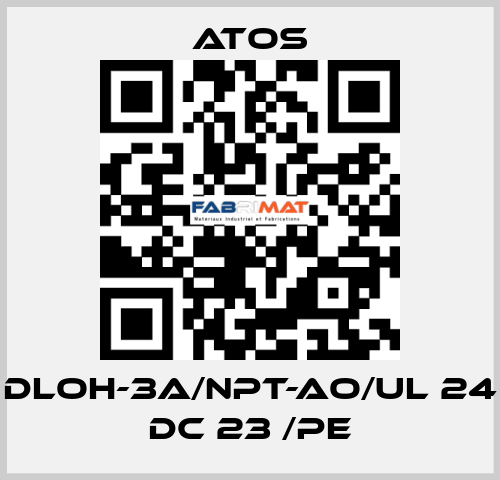 DLOH-3A/NPT-AO/UL 24 DC 23 /PE Atos