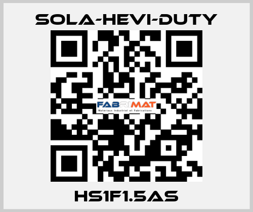  HS1F1.5AS Sola-Hevi-Duty