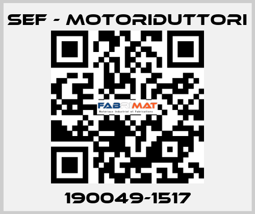 190049-1517 SEF - MOTORIDUTTORI