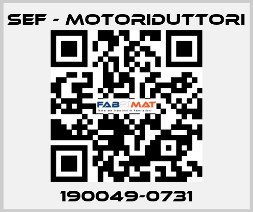 190049-0731 SEF - MOTORIDUTTORI