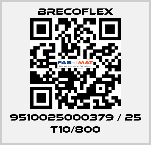 9510025000379 / 25 T10/800 Brecoflex