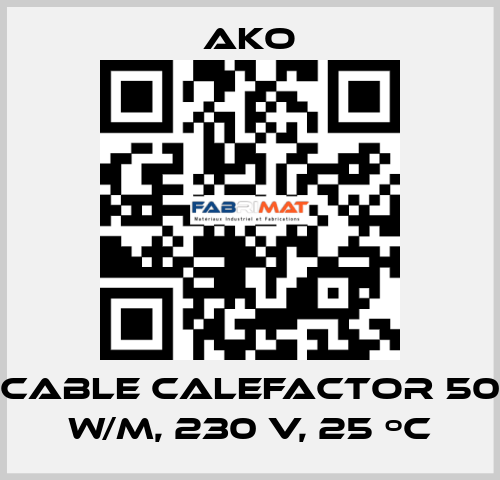 Cable calefactor 50 W/m, 230 V, 25 ºC AKO