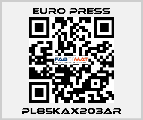 PL85KAX203AR Euro Press