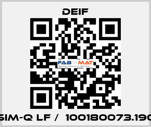 SIM-Q LF /  100180073.190 Deif