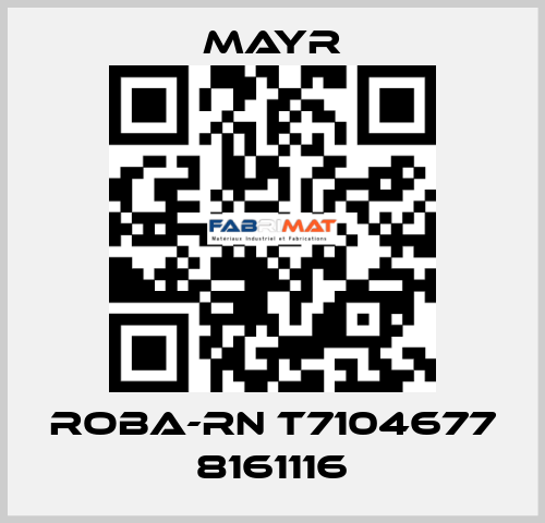 ROBA-RN T7104677 8161116 Mayr