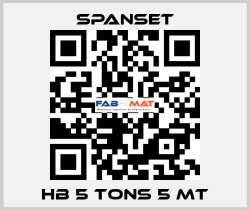 HB 5 TONS 5 MT SpanSet