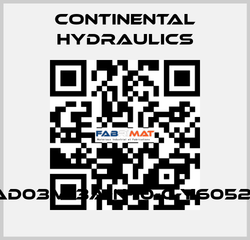 VAD03M-3A-N-10-C-Y6052-3 Continental Hydraulics