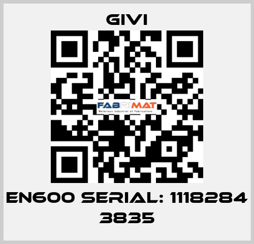 EN600 Serial: 1118284 3835 Givi