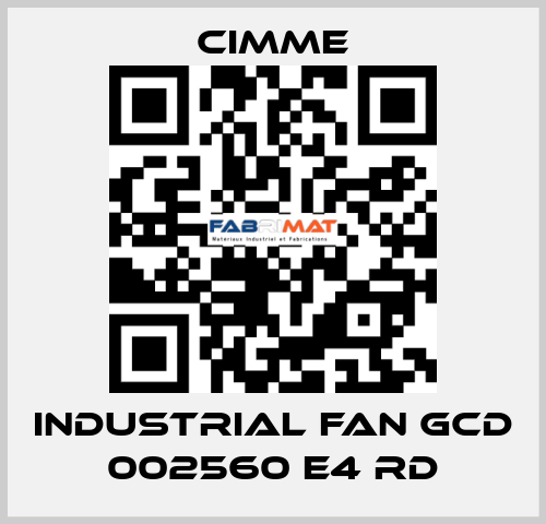 Industrial Fan GCD 002560 E4 RD Cimme