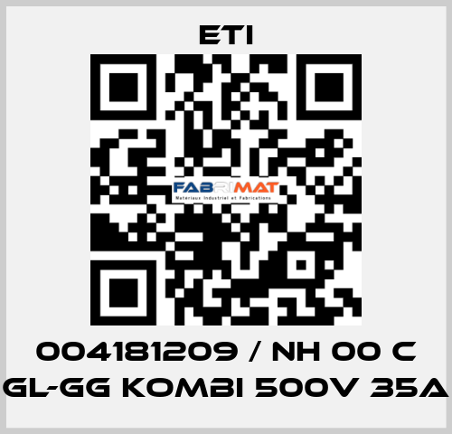 004181209 / NH 00 C gL-gG KOMBI 500V 35A Eti