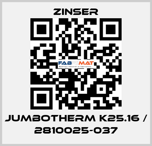 JUMBOTHERM K25.16 / 2810025-037 Zinser