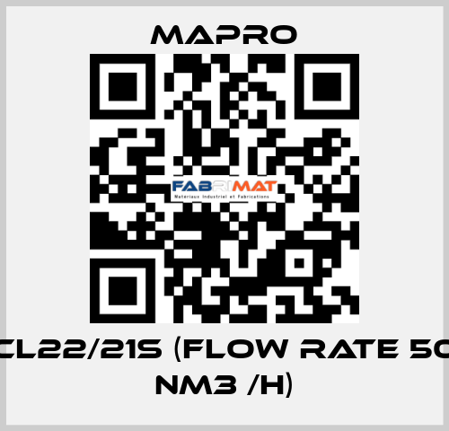 CL22/21S (flow rate 50 Nm3 /h) Mapro