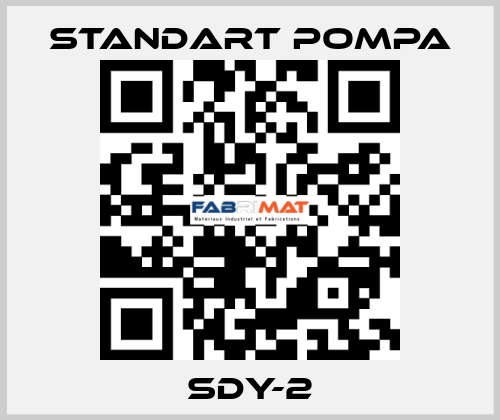 SDY-2 STANDART POMPA