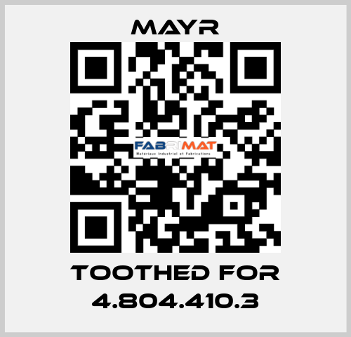 toothed for 4.804.410.3 Mayr