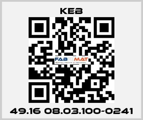 49.16 08.03.100-0241 KEB