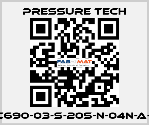 LGC690-03-S-20S-N-04N-A-SV Pressure Tech