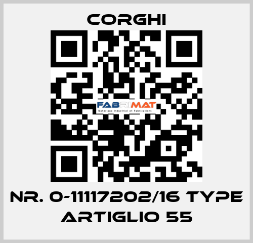 Nr. 0-11117202/16 Type ARTIGLIO 55 Corghi