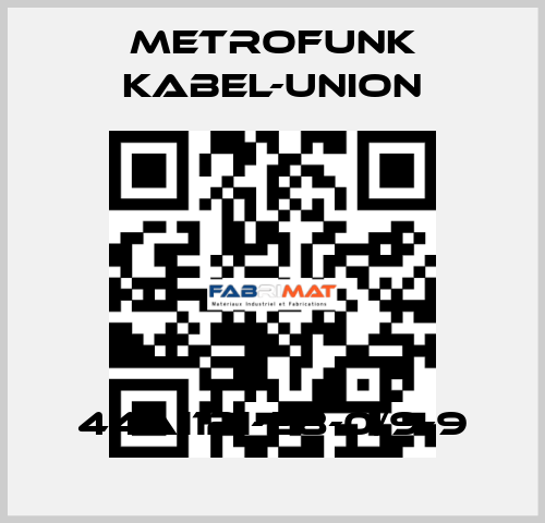 44A1121-28-0/9-9 METROFUNK KABEL-UNION