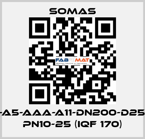 MTV-A5-AAA-A11-DN200-D25-B20 PN10-25 (IQF 170) SOMAS