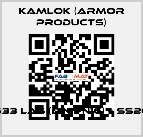 633 LAS (DIN PN16) – SS20 KAMLOK (Armor Products)