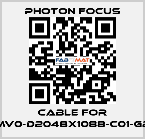 cable for MV0-D2048X1088-C01-G2 PHOTON FOCUS